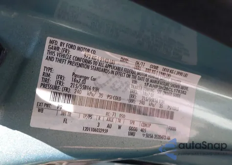 2012 Ford Focus Sel from USA, damaged, VIN 1FAHP3H28CL178382